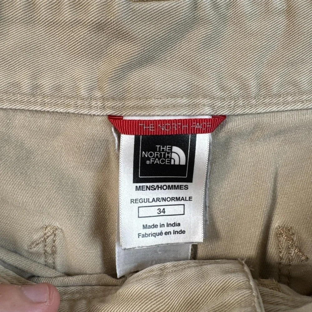 The North Face Shorts Mens 34 Beige 10‎ In Inseam Chino Canvas Casual Outdoor